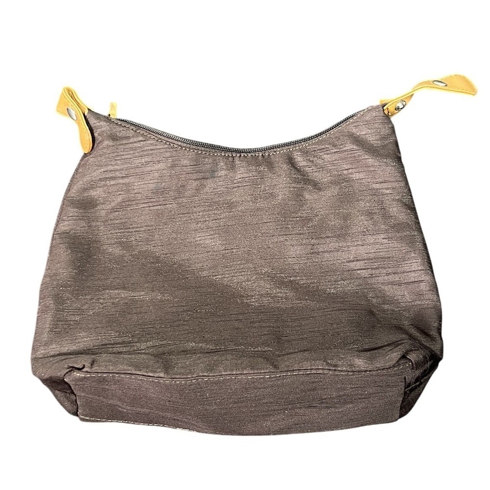 Avon Dark Brown Cosmetic Makeup‎ Toiletry Pouch Bag Zip Closure Travel Organizer